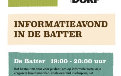 Informatieavond 12 mei
